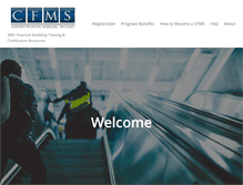 Tablet Screenshot of financialmodelingcertification.com